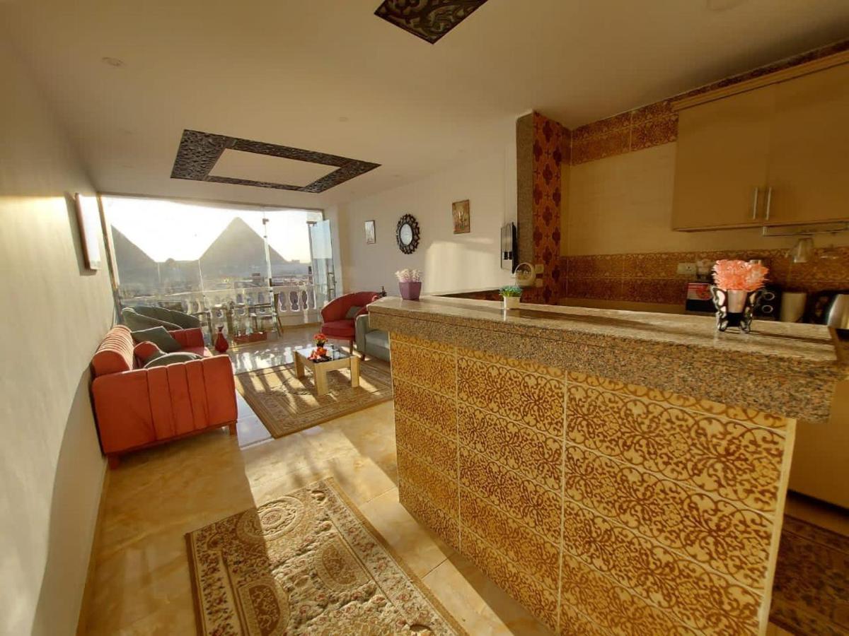 Full Pyramids View Apartment With Balcony For 8 P Kafret el-Gabal エクステリア 写真
