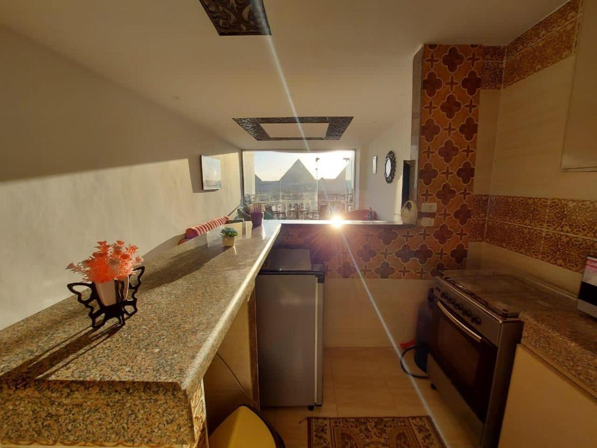 Full Pyramids View Apartment With Balcony For 8 P Kafret el-Gabal エクステリア 写真