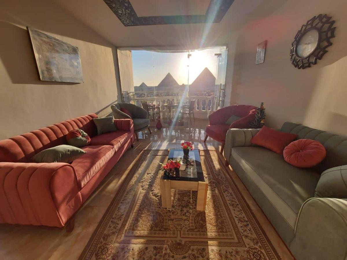 Full Pyramids View Apartment With Balcony For 8 P Kafret el-Gabal エクステリア 写真