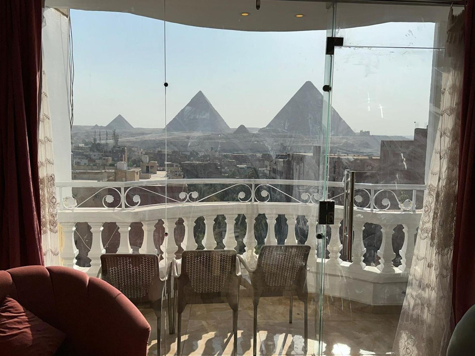 Full Pyramids View Apartment With Balcony For 8 P Kafret el-Gabal エクステリア 写真