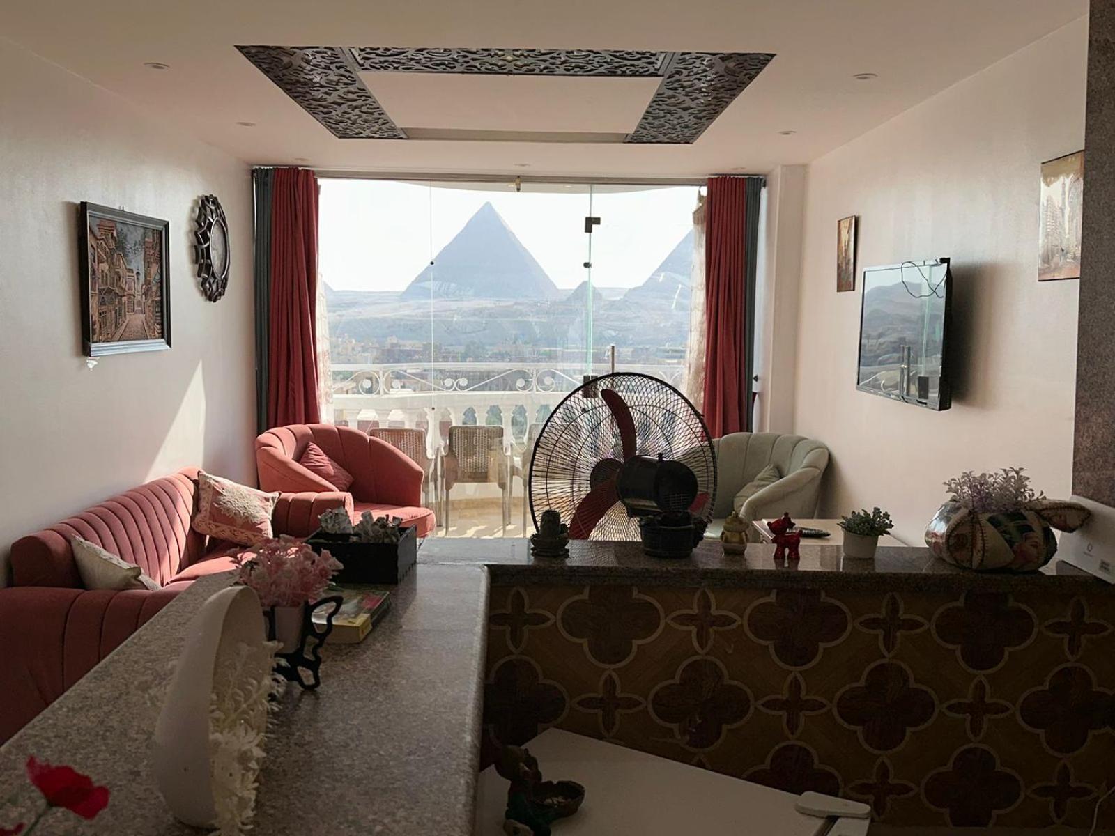 Full Pyramids View Apartment With Balcony For 8 P Kafret el-Gabal エクステリア 写真