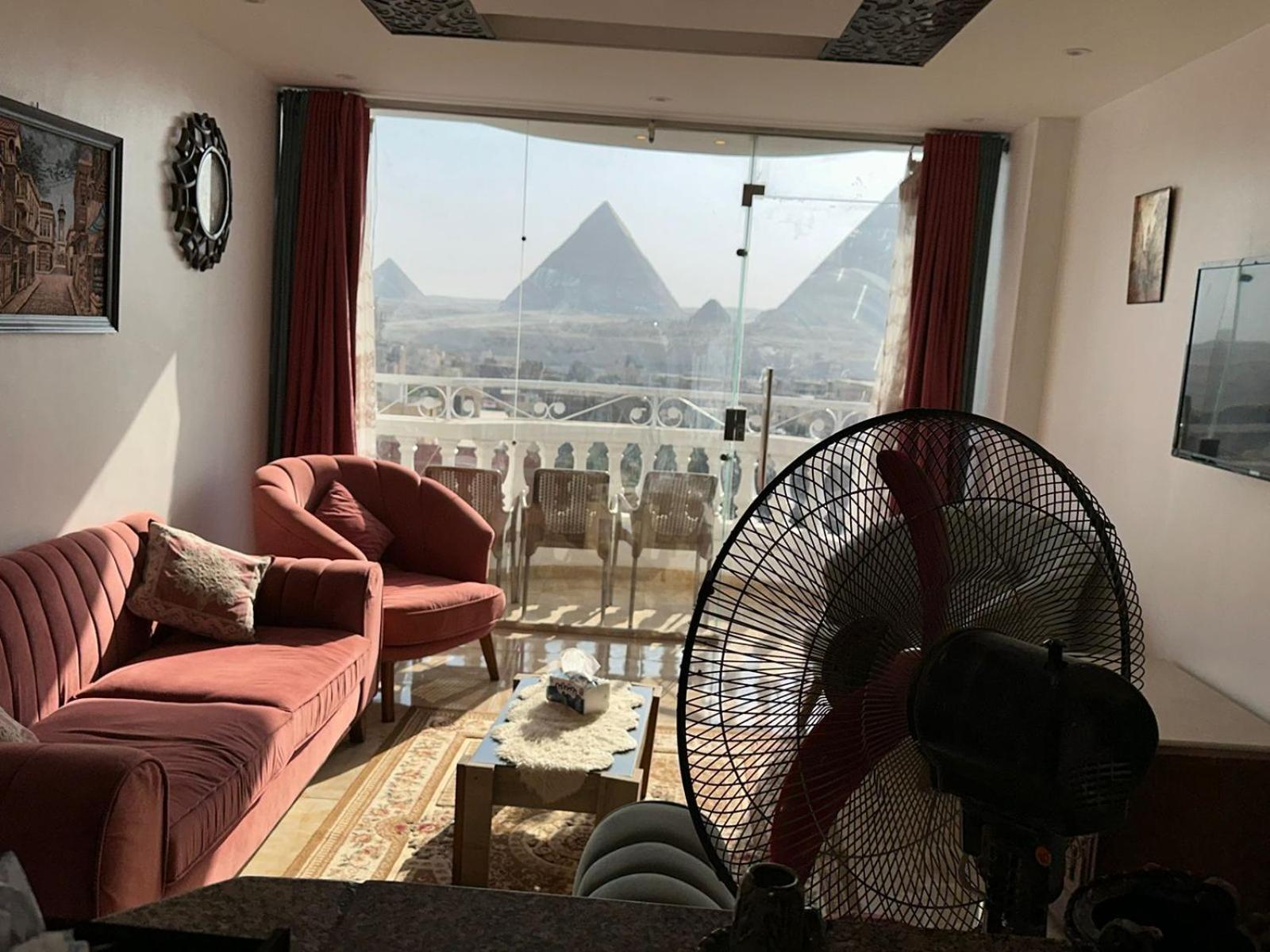 Full Pyramids View Apartment With Balcony For 8 P Kafret el-Gabal エクステリア 写真